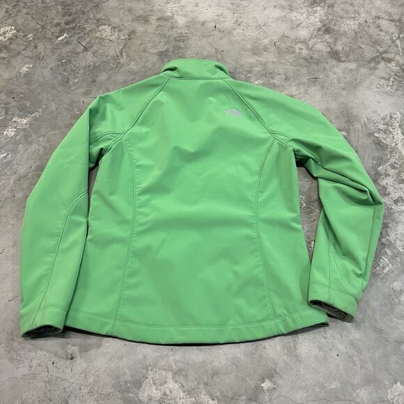 North Face Jacket Womens Large Green Softshell Full Zip Performance Outdoor AMVX - Picture 7 of 8